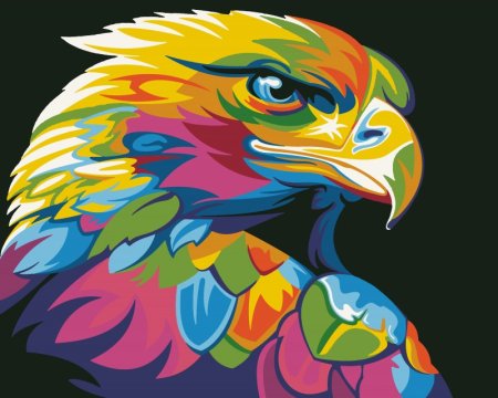 Вышивка радужные животные