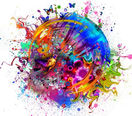 Брызги краски