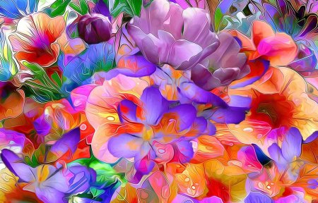 Яркие цветочки