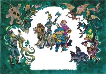 Волков волшебник изумрудного города художник Коркин