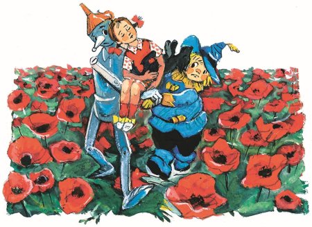 Волшебник изумрудного города коварное Маковое поле