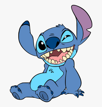 Стич улыбается из Лило и Стич