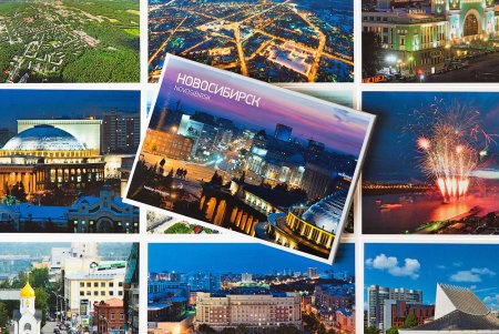 Новосибирск памятники коллаж