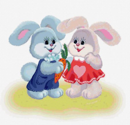 Цветные зайчики