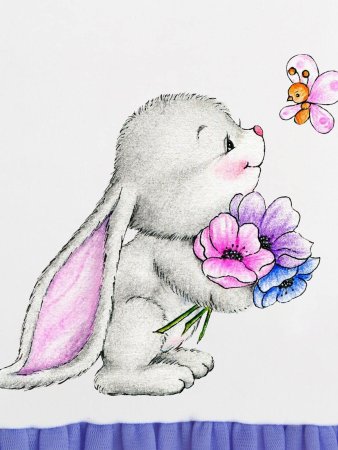 Зайчик с цветочком