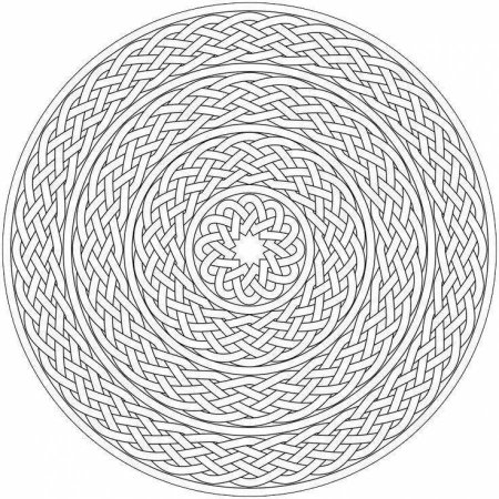 Раскраска спираль