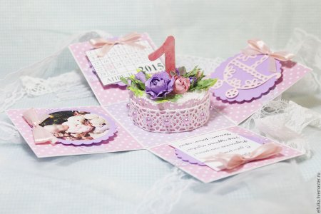 Скрапбукинг коробочка с сюрпризом
