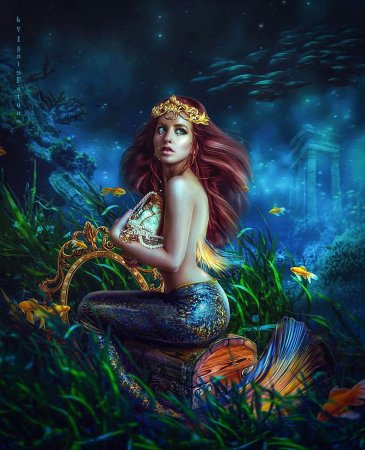 Сирена морская нимфа