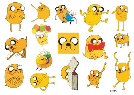 Наклейки из мультиков