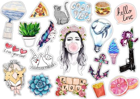 Стикеры для распечатки