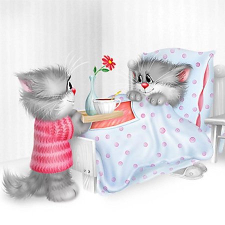Влюбленные коты Алексея Долотова