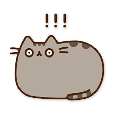 Pusheen грустный