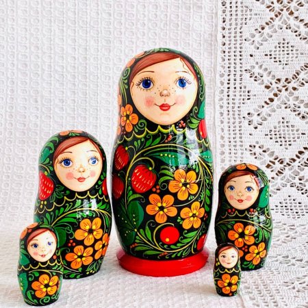 Матрешка Семеновская (Хохлома)