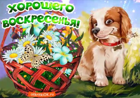 Открытки с воскресеньем