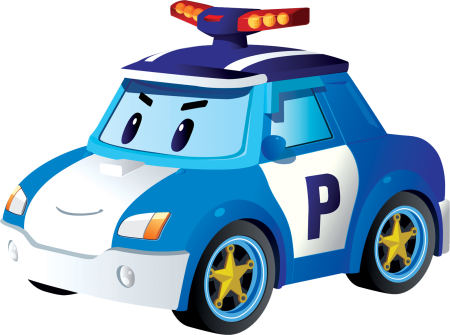 Голубой Робокар Поли