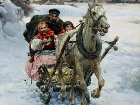 Санные катания на Руси