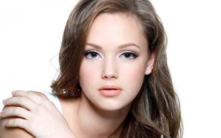 Лицо девушки