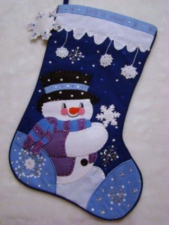 Валенки из фетра поделка