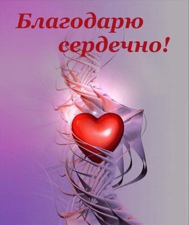 Сердечное спасибо
