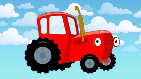 Мультфильм синий трактор