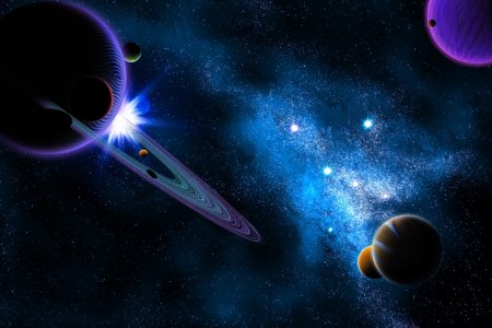 Космос звезды планеты