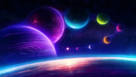 Космос звезды планеты