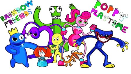 Движение радужные друзья FNF