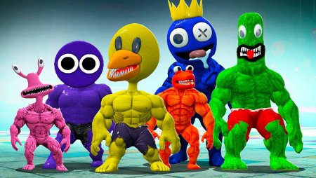 Радужные друзья в Гаррис мод