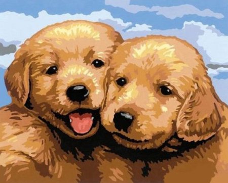 Картина собачки