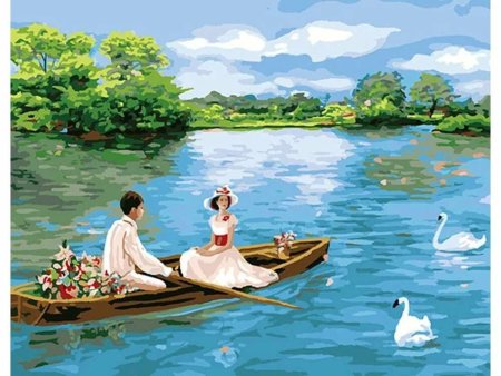 Влюбленные в лодке