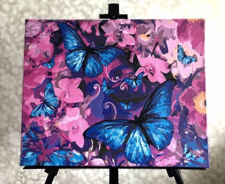 Картина по номерам бабочка