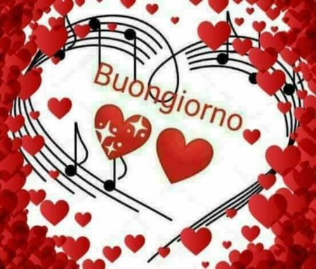Открытка buongiorno Amore