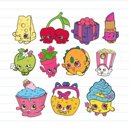 Шопкинсы для срисовки