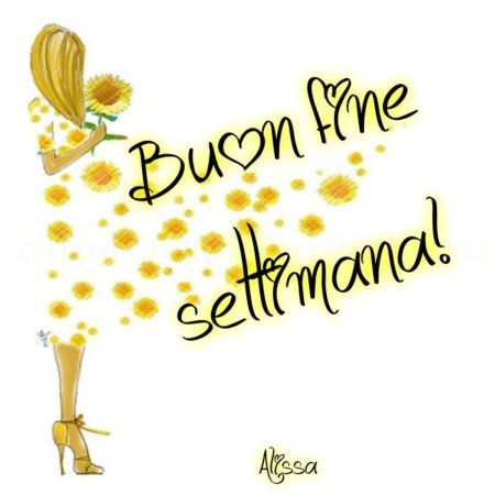 Открытка buona Fine settimana