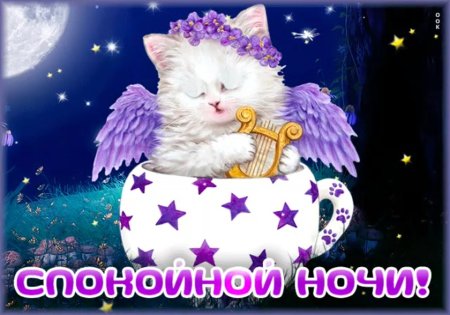 Открытки спокойной ночи милашка