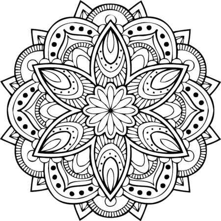 Восьмилепестковая Мандала