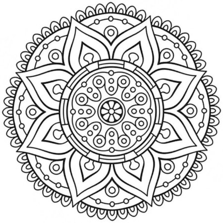 Восьмилепестковая Мандала