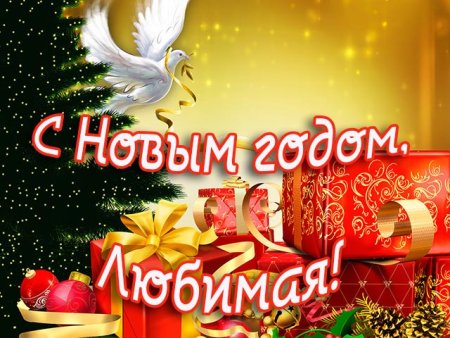С новым годом любимая
