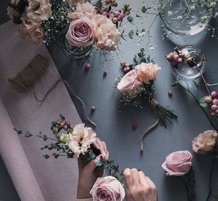 Эстетичные цветы