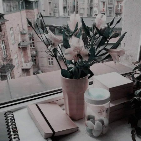 Серо розовая Эстетика