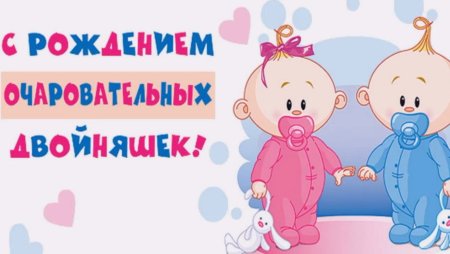 С рождением двойняшек мальчика и девочки