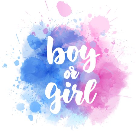 Boy or girl надпись