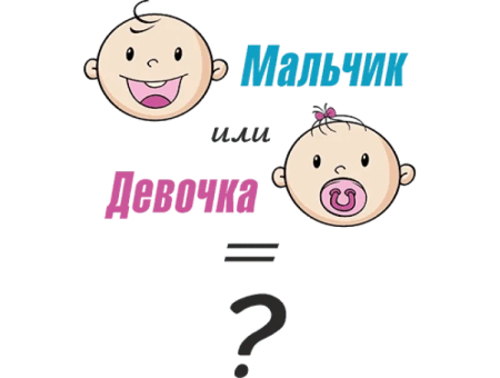 Мальчик или девочка надпись