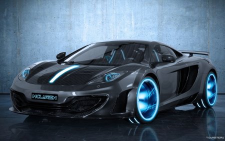 Макларен mp4-12c черный