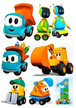 Грузовичок Лева вектор