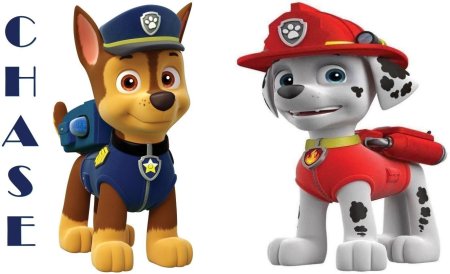 Paw Patrol Chase and Marshall