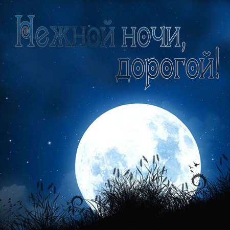 Доброй ночи спокойного сна