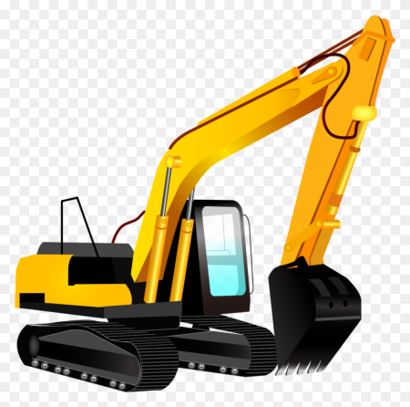 Трактор JCB вектор