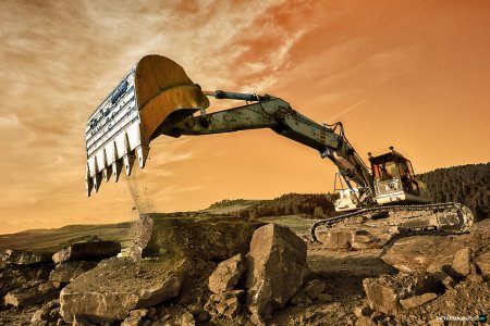 Крутой экскаватор