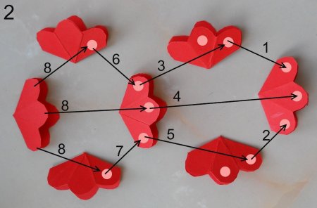 Открытка с объемным цветком внутри